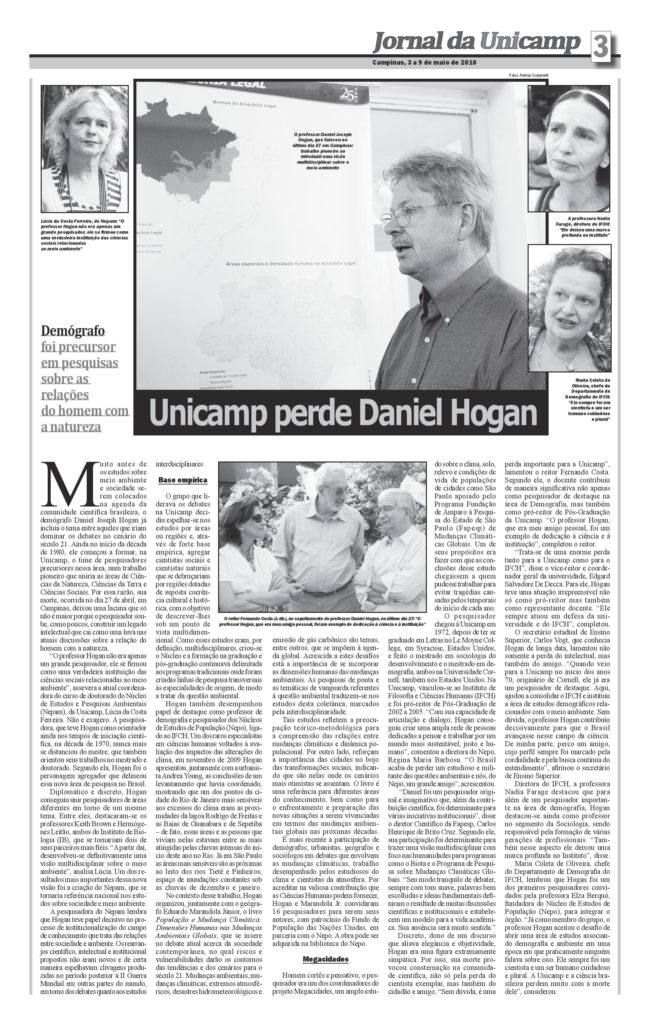 UNICAMP PERDE DANIEL HOGAN