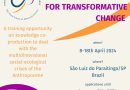 ESCOLA SÃO PAULO DE CIÊNCIA AVANÇADA – Transdisciplinaridade para Mudanças Transformadoras