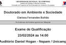 Qualificação de Clarissa Fernandes Bulhão no dia 23/02/2024