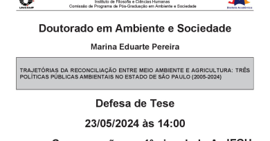 Defesa de Tese de Marina Eduarte Pereira no dia 23/05/2024 às 14hrs