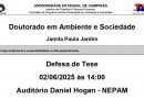 Defesa de Tese de Jamila Paula Jardim no dia 02/06/2025 às 14h