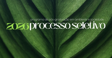Processo Seletivo 2026 – Doutorado – PPG Ambiente & Sociedade